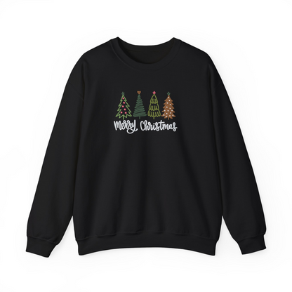 Merry Christmas Embroidered Crewneck