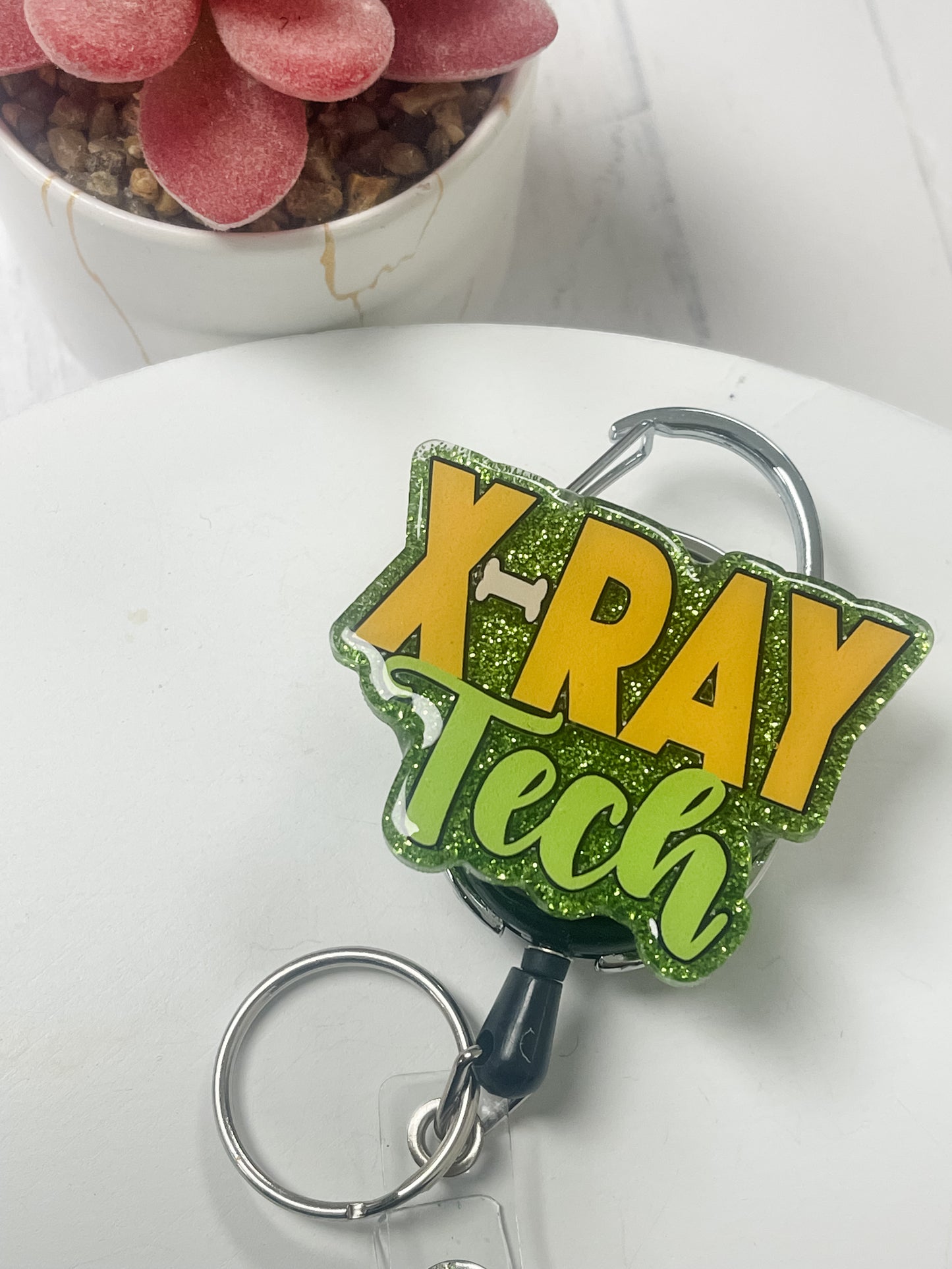 X-Ray Tech Retractable ID Badge Reel