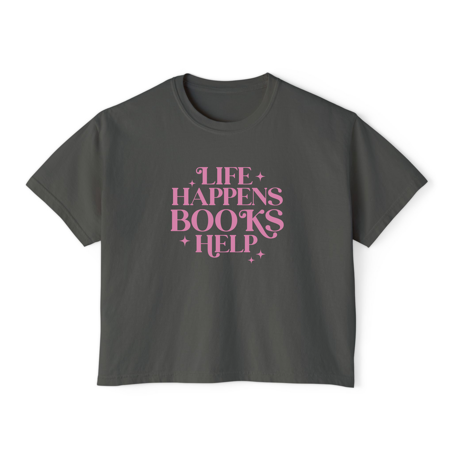 Books Helps Crop T-shirt