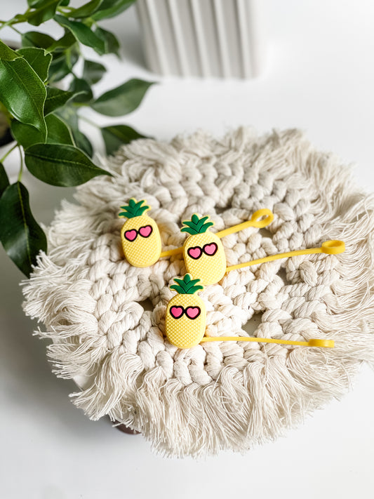 Pineapple Straw Toppers