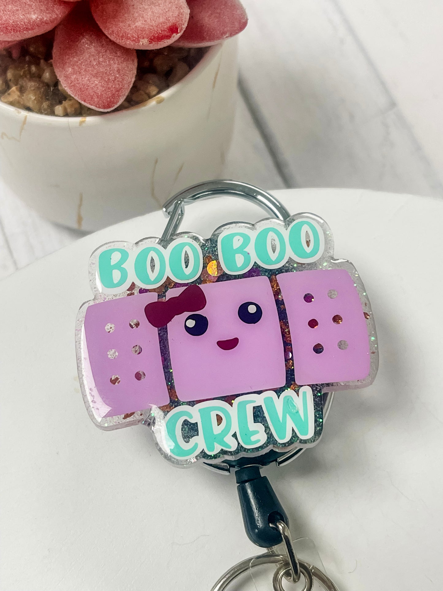 Boo Boo Crew Retractable ID Badge Reel