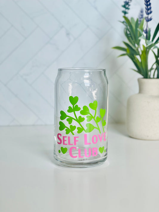 Self Love Glass Can