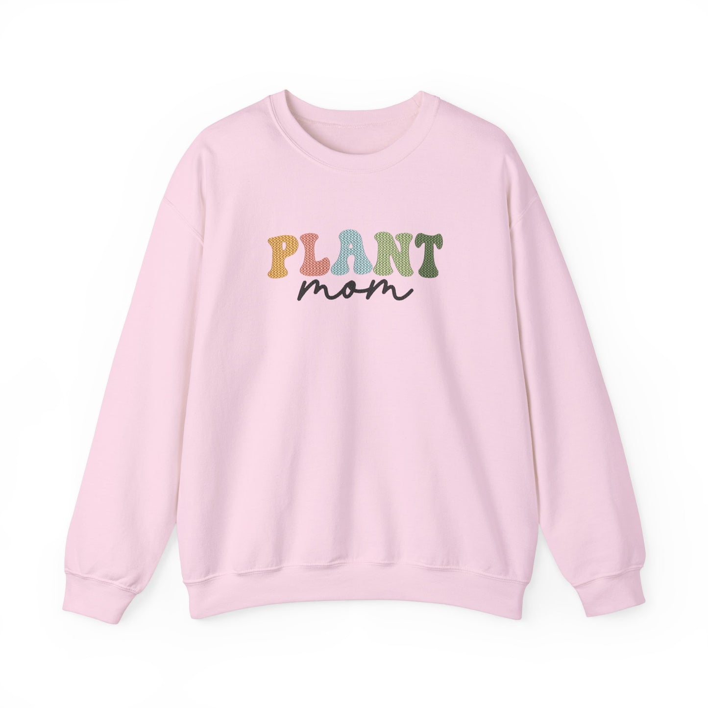 Plant Mom Embroidered Crewneck