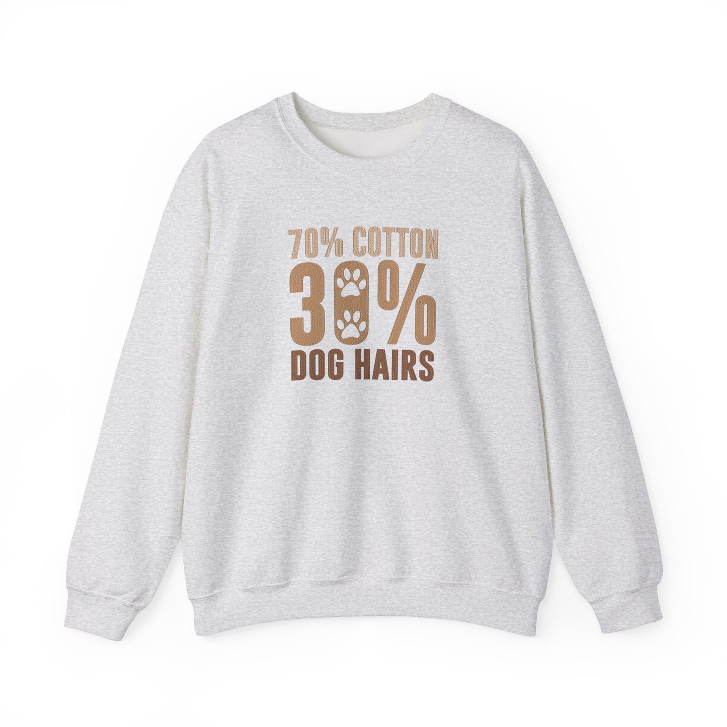 Dog Hair Embroidered Crewneck