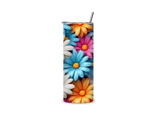 Flower Skinny Tumbler