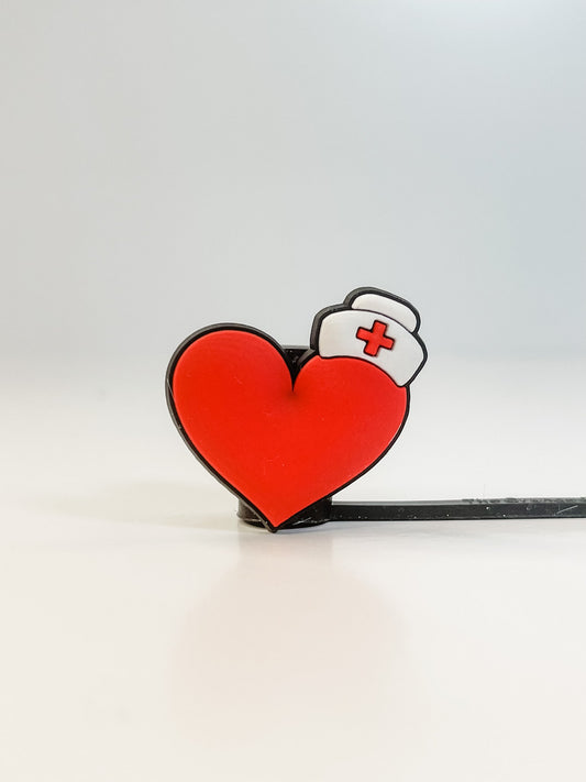 Nursing Straw toppers - Heart