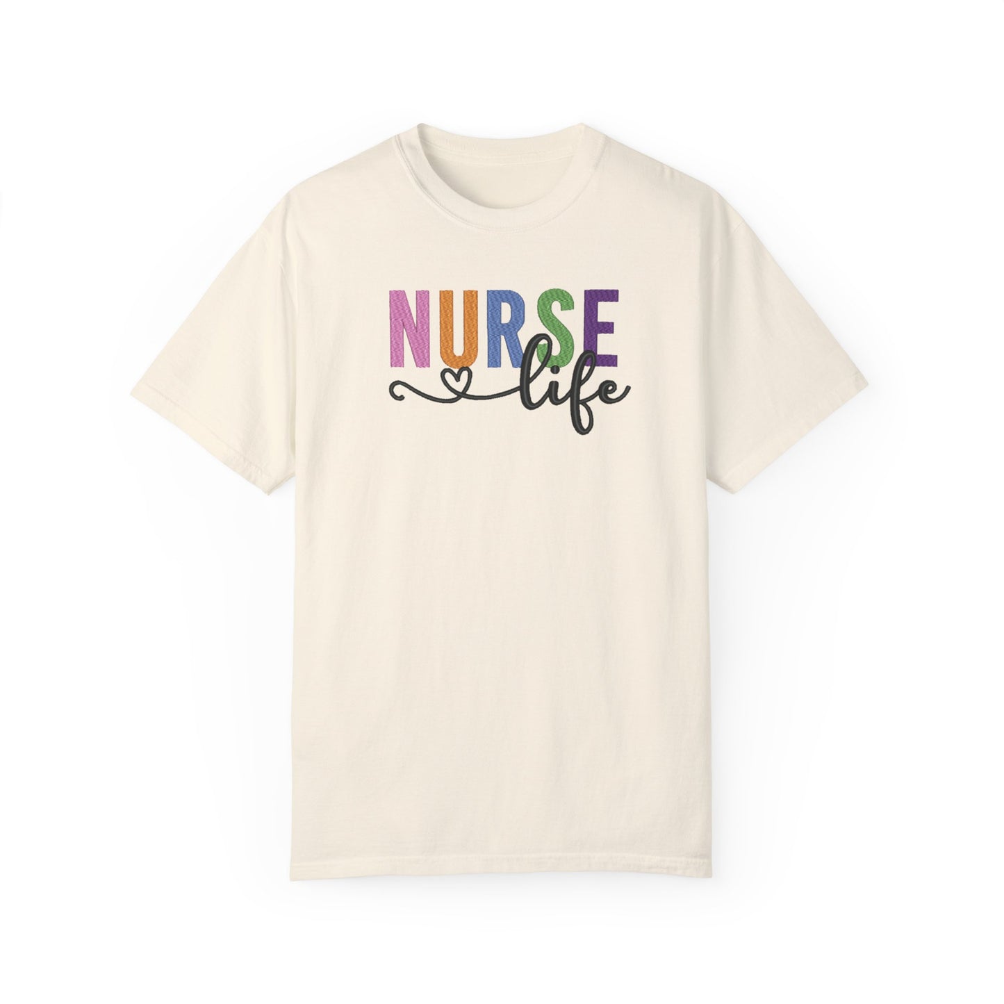 Nurse Life Embroidered T-shirt