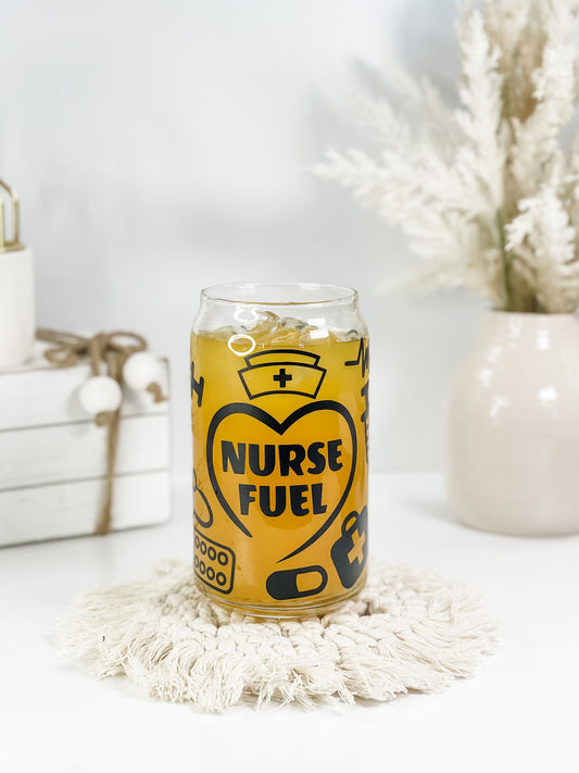 Nurse Fuel Glass Can